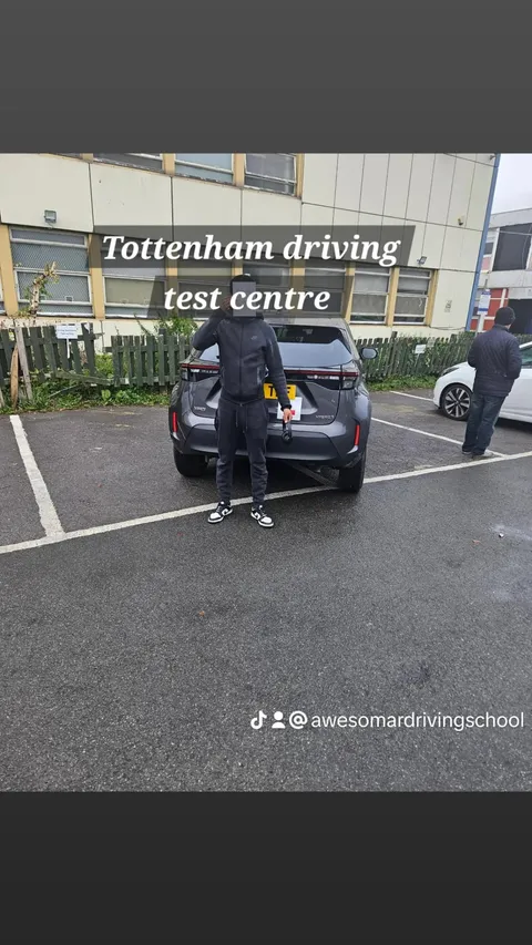 Awesomar Driving School pupil celebrating passing their driving test